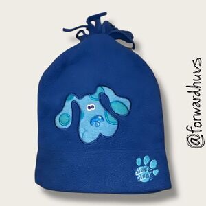 1999 Vintage Blue’s Clues Youth Fleece Hat – Viacom Licensed – Cold Weather